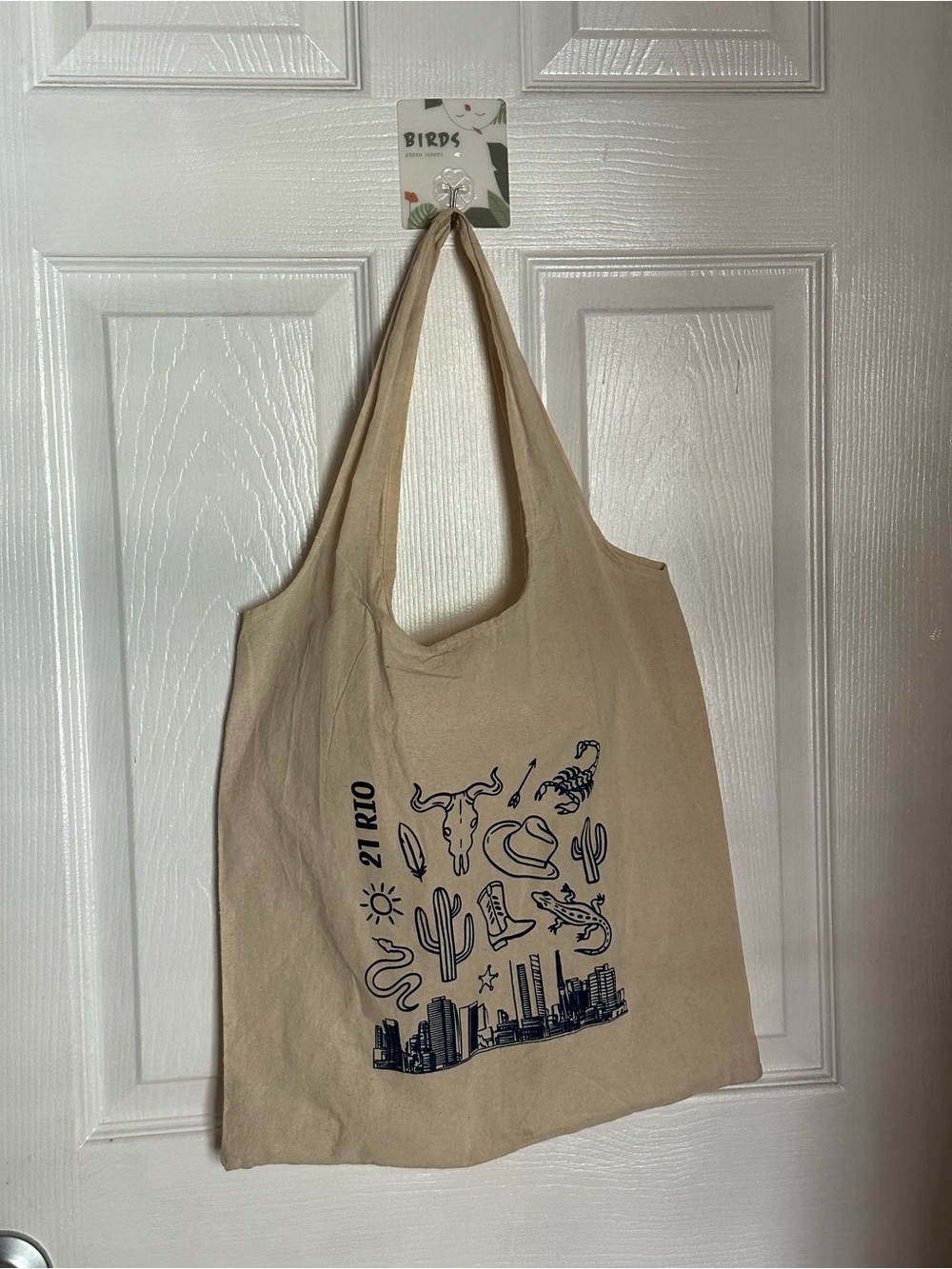 21 Rio Tote Bag - Tan/Cream